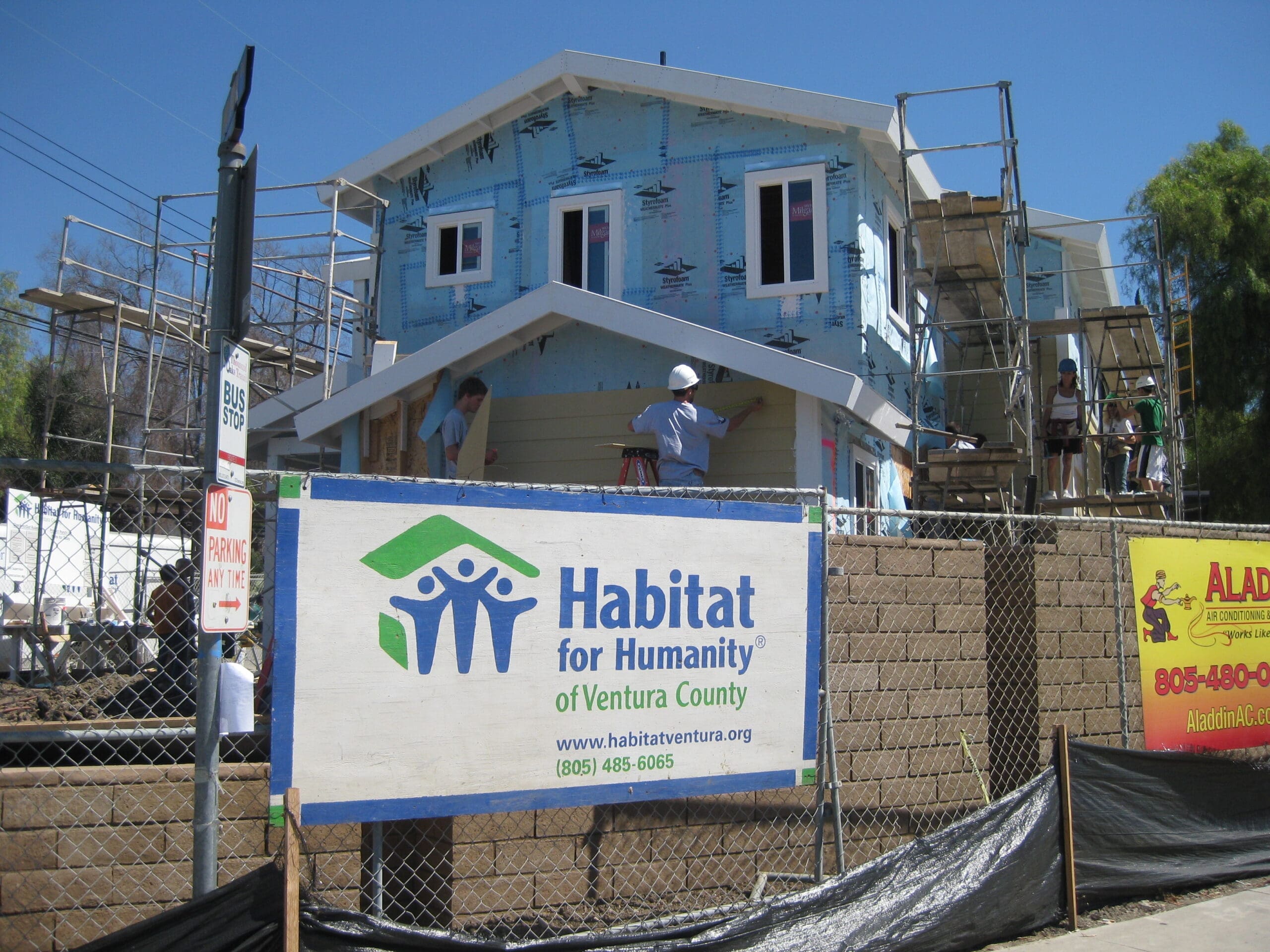 Habitat Ventura's team working on a project
